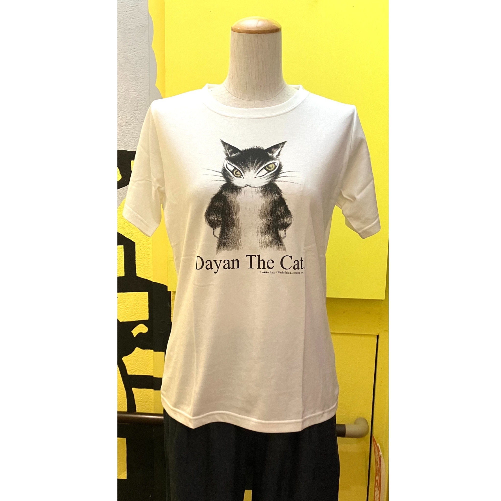 白 フリル付 ✨専用✨わちふぃーるど ダヤン プリント Tシャツ